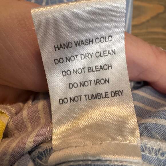 Vintage Davi & Dani Multicolor Cotton Stripe Button Down Women’s Large - Picture 7 of 8